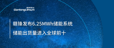 ESIE2025圓滿收官！贛鋒全新6.25MWh儲(chǔ)能系統(tǒng)成焦點(diǎn)，儲(chǔ)能出貨量進(jìn)入全球前十